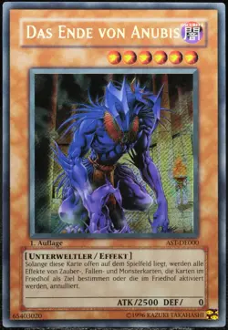 Yu-Gi-Oh! Das Ende Von Anubis AST-DE000 1.Edition Secret Rare [EX-NM] | DE 2004 - Image 1