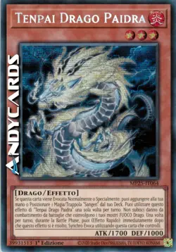 TENPAI DRAGO PAIDRA (Dragon) • Segreta Prismatica SP • MP25 IT064 • 1Ed • Yugioh - Image 1