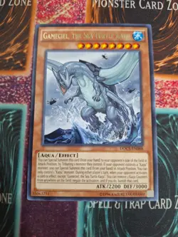 Yu-Gi-Oh! TCG Gameciel, The Sea Turtle Kaiju DOCS-EN088 Rare Unlim Near Mint - Image 1