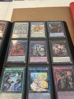 Yu-Gi-Oh Binder First Edition Only No Duplicates All Mint Condition 153 Cards - Image 1
