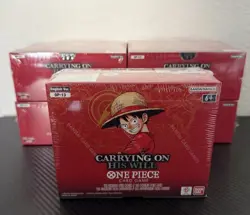 One Piece TCG: Carrying on His Will Factory Sealed Booster Box OP-13 (24 Packs) - Image 1
