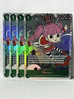 4x Perona OP12-034 SR Legacy of the Master Foil NM English Playset ! - Image 1