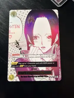 ONE PIECE You'll Frighten Me... ♡ Alt Art OP14-118 THE AZURE SEA'S SEVEN English - Image 1