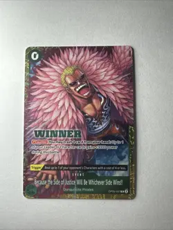 Because the Side of Justice Will Be Whichever Side Wins!!- OP05-037 winner promo - Image 1