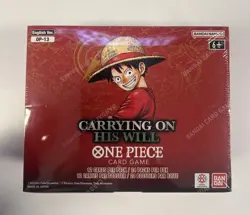 ONE PIECE ENGLISH CARRYING ON HIS WILL OP-13 BOOSTER BOX (SEALED) - Image 1