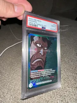 PSA 10 Kin'emon OP02-025 Leader ALT ART 2023 One Piece Paramount War English - Image 1