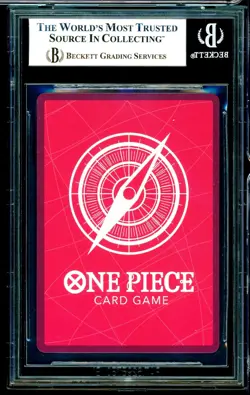 2022 Japanese One Piece 25th Anniversary Roronoa Zoro OP01-001 BGS 9 Mint - Image 2