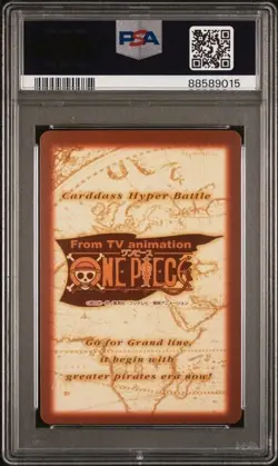 PSA9 One Piece Carddass Luffy C255 Hyper Battle 6th Stage CHB Japanese 2000 POP5 - Image 2