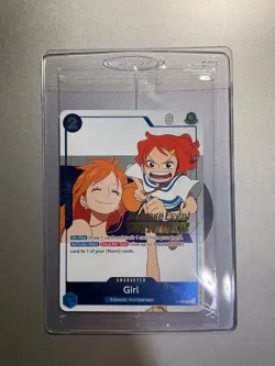 Op14 Pre Release Event Winner Girl P-096 One Piece Tcg English - Image 1