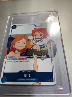 Op14 Pre Release Event Winner Girl P-096 One Piece Tcg English - Image 2