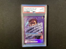 2025 ONE PIECE OP11 062 CHARLOTTE KATAKURI ALTERNATE ART PSA 10 English - Image 1