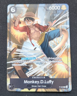 MONKEY D. LUFFY P-035, ONE PIECE CARD GAME, PROMO PIRATES PARTY VOL. 3 - Image 1