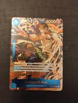 OP07-053 Winner 3rd Anniversary Portgas.D.Ace Promo One Piece Card English - Image 1