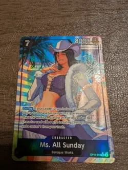 Ms. All Sunday (Alternate Art) OP14-084 The Azure Sea's Seven Foil - Image 3