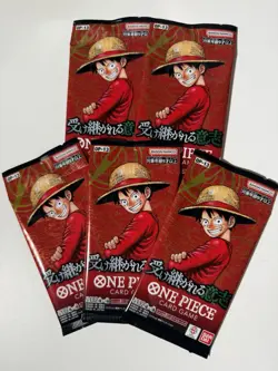 One Piece TCG OP-13 Japanese 5 Booster Packs Lot sealed - Image 1