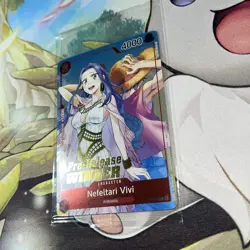 One Piece Card Game SEALED Nefeltari Vivi Winner Pre-Release ST01-009 English - Image 3