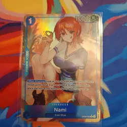 One Piece Card Game Nami OP09-050 Alt Art R Rare Holo Foil English - Pack Fresh - Image 2