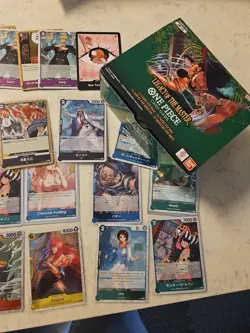 One Piece TCG Booster BOX [OP-12] - 8SR SLEEVED AND MANY RARES! LOT! - Image 1