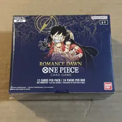 One Piece Card Game Romance Dawn OP-01 Booster Box Sealed - English White Bottom - Image 2