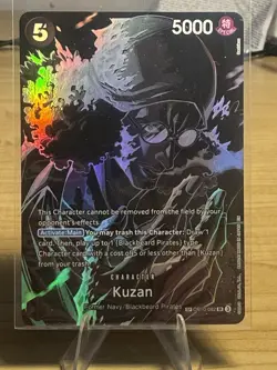 ONE PIECE Kuzan(Parallel/Black/Bashikou)【SP】 OP10-082[OP12] Legacy of the Master - Image 2