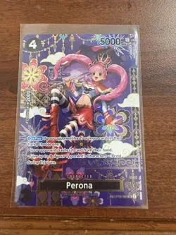 Perona OP06-093 OP14 SP Alternate Art Azure Sea's Seven One Piece Card English - Image 1