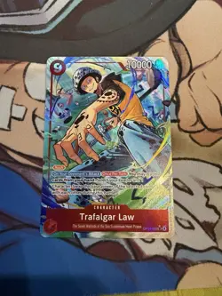 Trafalgar Law (Alt Art) OP14-009 SR THE AZURE SEA'S SEVEN English NM - Image 1