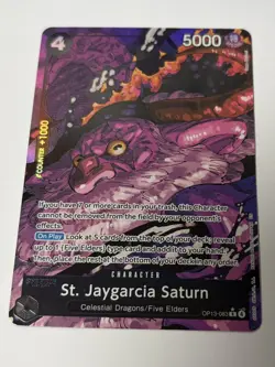 St. Jaygarcia Saturn (Alternate Art) OP13-083 One Piece Carrying On His Will - Image 3