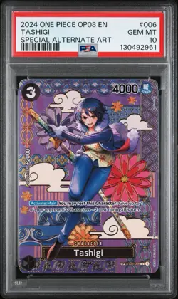 One Piece Tashigi SP ST06 006 OP08 Special Alternate Art PSA 10 Gem Mint - Image 1