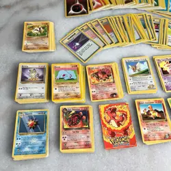 Vintage Pokemon Card Lot 370 Cards Base Set Trainers Energy Mixed Played Used - Image 2