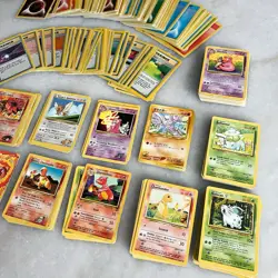 Vintage Pokemon Card Lot 370 Cards Base Set Trainers Energy Mixed Played Used - Image 3