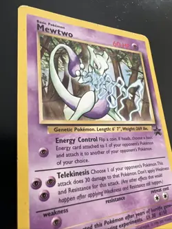 Mewtwo - 12 - Black Star Promo Rare - Pokemon Card - LP/MP - Image 3