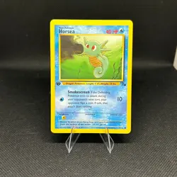 Horsea Pokemon 1999 Fossil #49/62 1st Edition Common WOTC Vintage Card - Image 1
