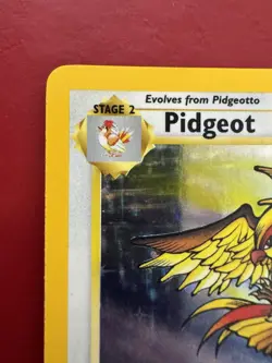Pidgeot 8/64 No Symbol Error Holo Rare Jungle Pokemon Card LP - Image 3