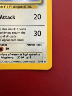 Pidgeot 8/64 No Symbol Error Holo Rare Jungle Pokemon Card LP - Image 5