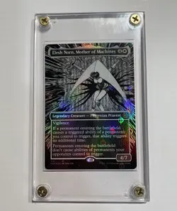 Elesh Norn Mother of Machines borderless Art Card, Step And Compleat Foil 419 - Image 1
