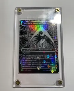 Elesh Norn Mother of Machines borderless Art Card, Step And Compleat Foil 419 - Image 2