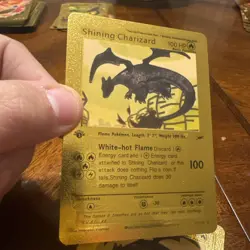 Pokemon Shining Charizard 107/105 Gold Foil Card 1st Edition TCG - set of 2! - Image 3
