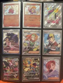 Pokemon Card Lot Binder V/VMAX IR Hits Ex 116 Cards NM Full Art SAR - Image 2