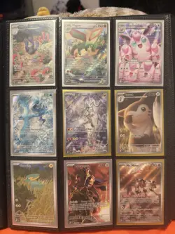 Pokemon Card Lot Binder V/VMAX IR Hits Ex 116 Cards NM Full Art SAR - Image 4
