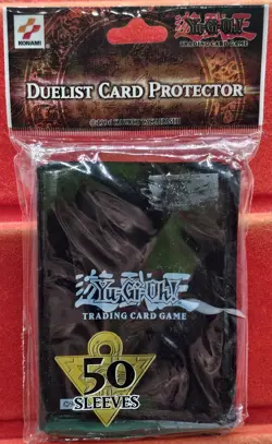 Original 1996 Yu-gi-oh Trading Card Sleeves Vtg Duelist Card Protectors 50 Pack - Image 1