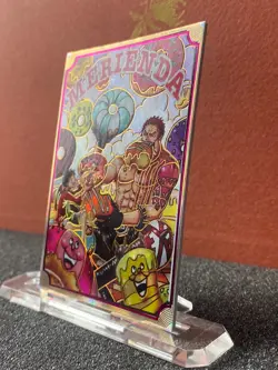 One Piece Anime Trading Card Comic Book Cover Design Card Luff # 18 Merienda - Image 5