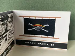 One Piece Anime Trading Card LUFFY Straw Hat Crew Pirate Flag Embroidery 043/199 - Image 3