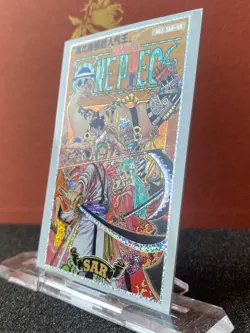 One Piece Anime Trading Card Comic Book Picture SAR Insert Card 08 WANO - Image 5