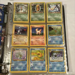 Pokemon Cards Binder Collection Lot 130+ Cards WOTC Neo Base Jungle Fossil Holo - Image 2