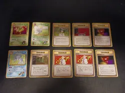 Pokemon Japanese Gym Heroes Gym Challenge Mixed Lot of 10 Rare Cards Non Holo LP - Image 1