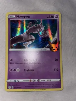 Pokemon TCG Mewtwo Halloween Trick or Trade Holo Rare Card #56/172 - Image 1
