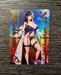 Tifa Lockheart Final Fantasy 7 Goddess Story Doujin Holo Card Anime Waifu - Image 3