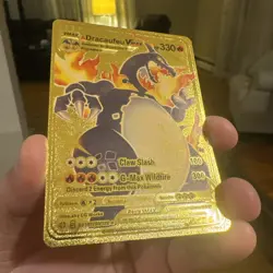Pokemon TCG Dracaufeu Vmax HP 330 SV 107/122 Gold Card - IN FRENCH - Image 1