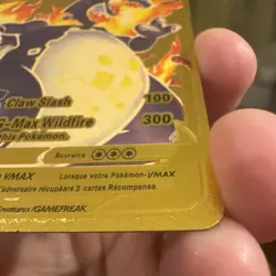 Pokemon TCG Dracaufeu Vmax HP 330 SV 107/122 Gold Card - IN FRENCH - Image 2