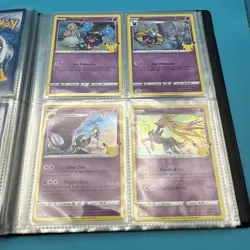 Pokemon Celebrations 25th Anniversary 4 Pocket Mini Binder 27 Card Lot - Image 5
